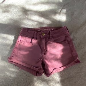 Maroon American Eagle shorts
